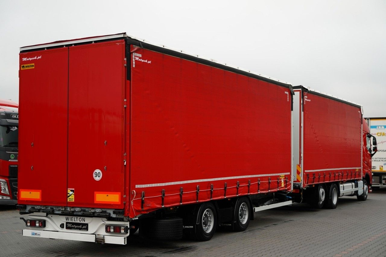 Volvo FH 460 / I-SAVE / ZESTAW TANDEM 120 M3 / PRZEJAZ - Камион с брезент: снимка 3 Volvo FH 460 / I-SAVE / ZESTAW TANDEM 120 M3 / PRZEJAZ - Камион с брезент: снимка 3