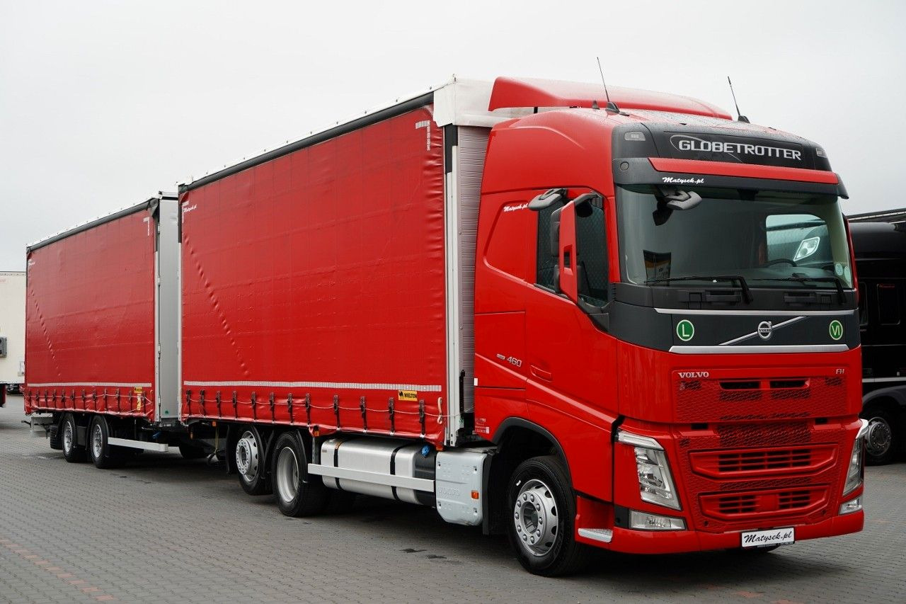 Volvo FH 460 / I-SAVE / ZESTAW TANDEM 120 M3 / PRZEJAZ - Камион с брезент: снимка 4 Volvo FH 460 / I-SAVE / ZESTAW TANDEM 120 M3 / PRZEJAZ - Камион с брезент: снимка 4