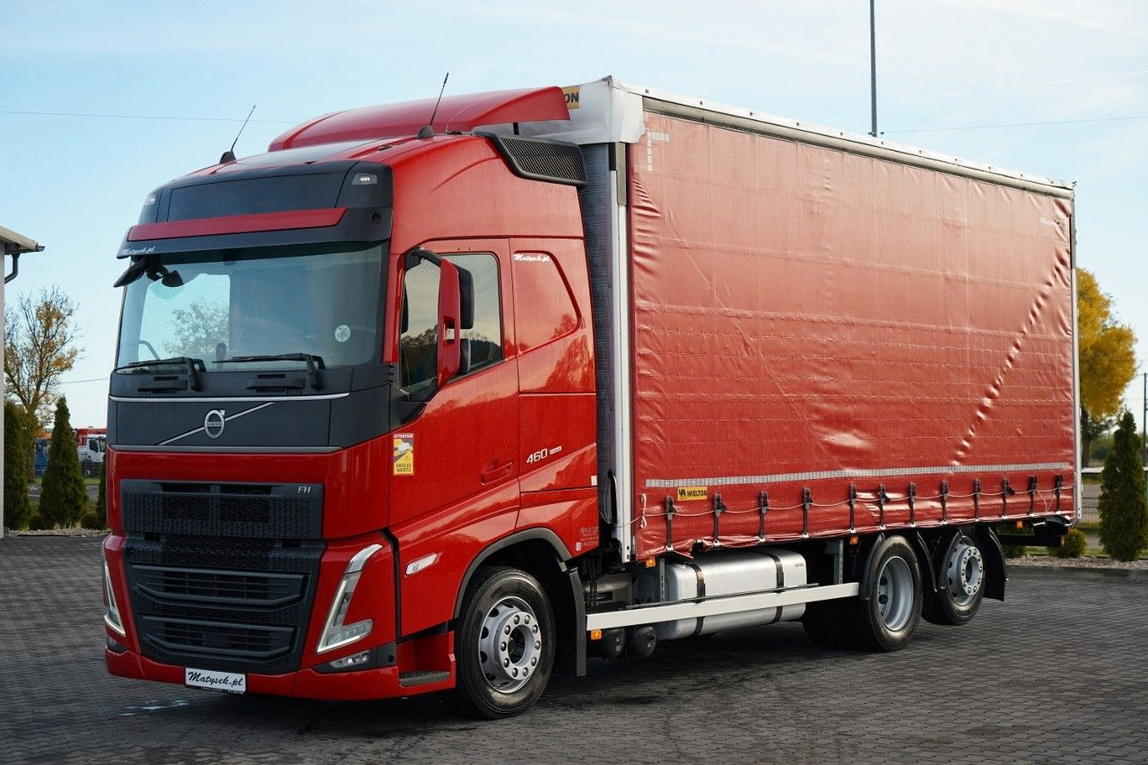 Volvo FH 460 / SOLÓWKA / I-SAVE / I-PARK COOL / OŚ POD - Камион с брезент: снимка 4 Volvo FH 460 / SOLÓWKA / I-SAVE / I-PARK COOL / OŚ POD - Камион с брезент: снимка 4