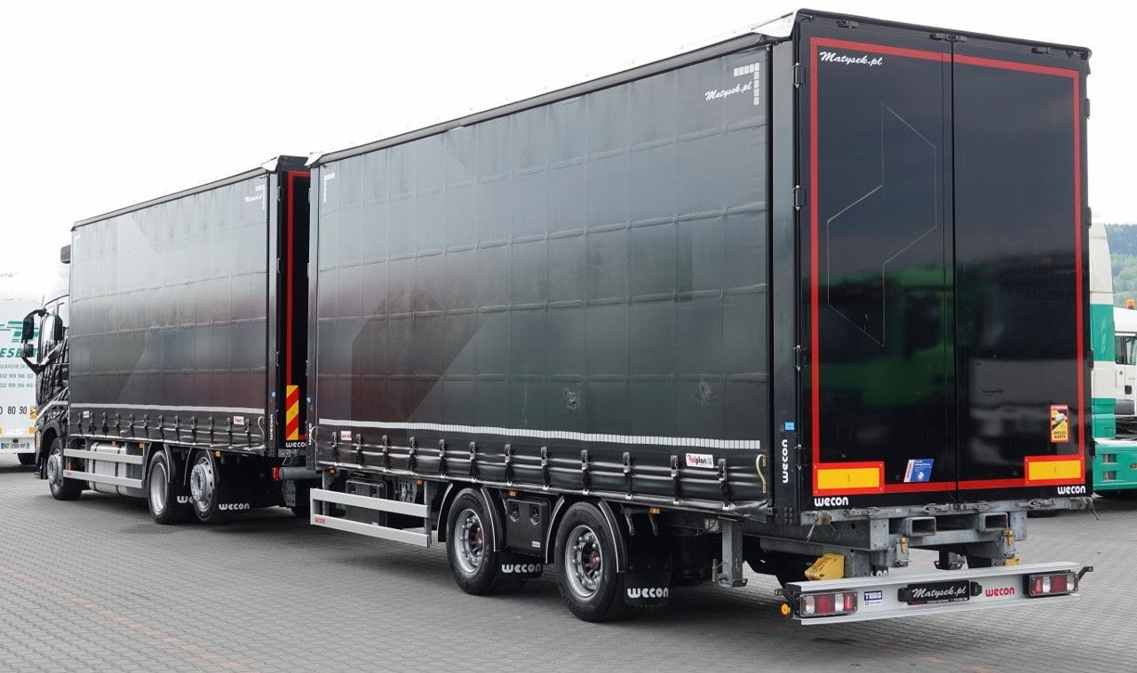 Volvo FH 500 / I-SAVE / XL / ZESTAW TANDEM PRZEJAZDOWY - Камион с брезент: снимка 3 Volvo FH 500 / I-SAVE / XL / ZESTAW TANDEM PRZEJAZDOWY - Камион с брезент: снимка 3
