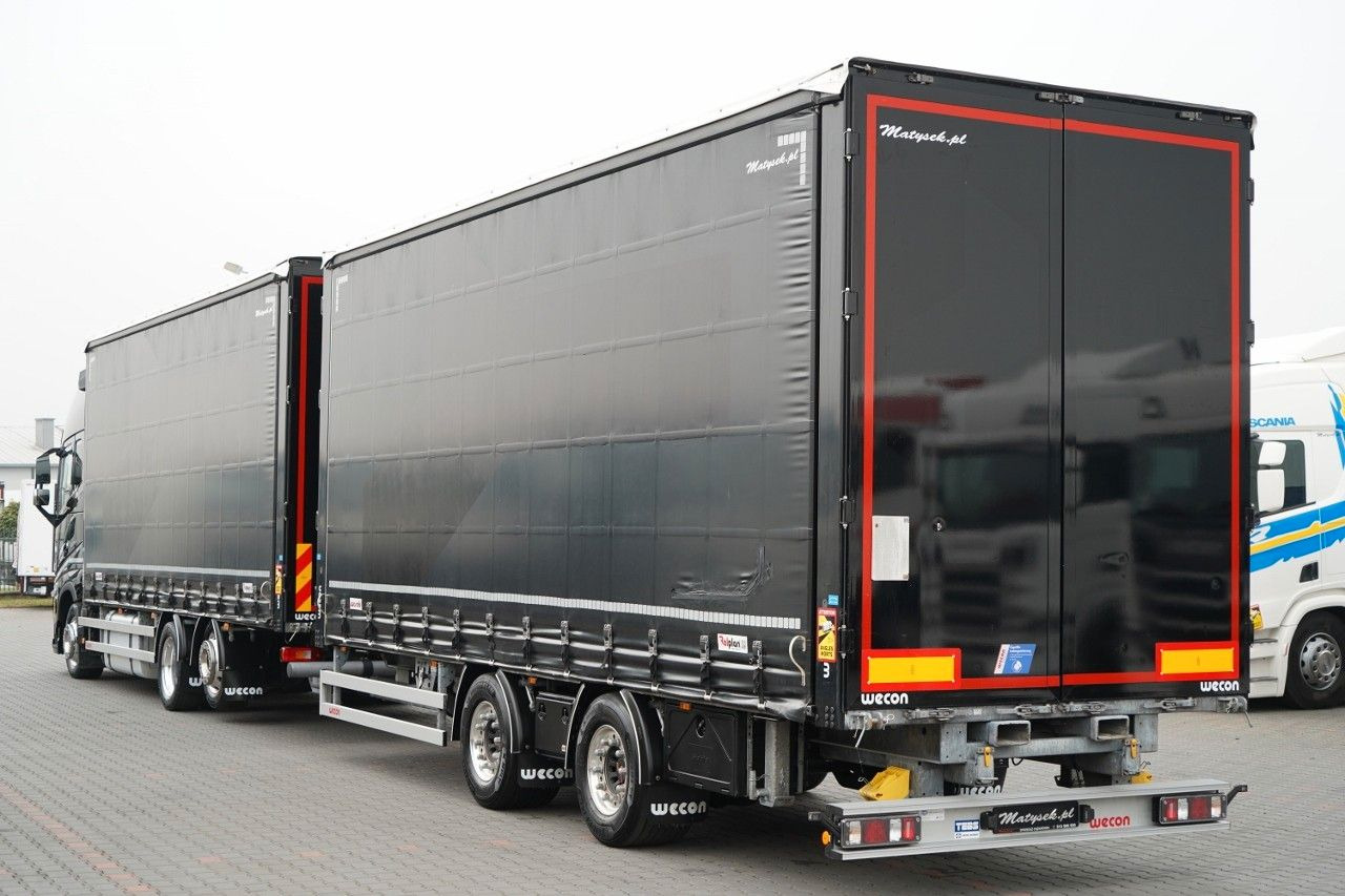 Volvo FH 500 /XXL / ZESTAW TANDEM PRZEJAZDOWY 120 M3 / - Камион с брезент, Брезентово ремарке: снимка 5 Volvo FH 500 /XXL / ZESTAW TANDEM PRZEJAZDOWY 120 M3 / - Камион с брезент, Брезентово ремарке: снимка 5