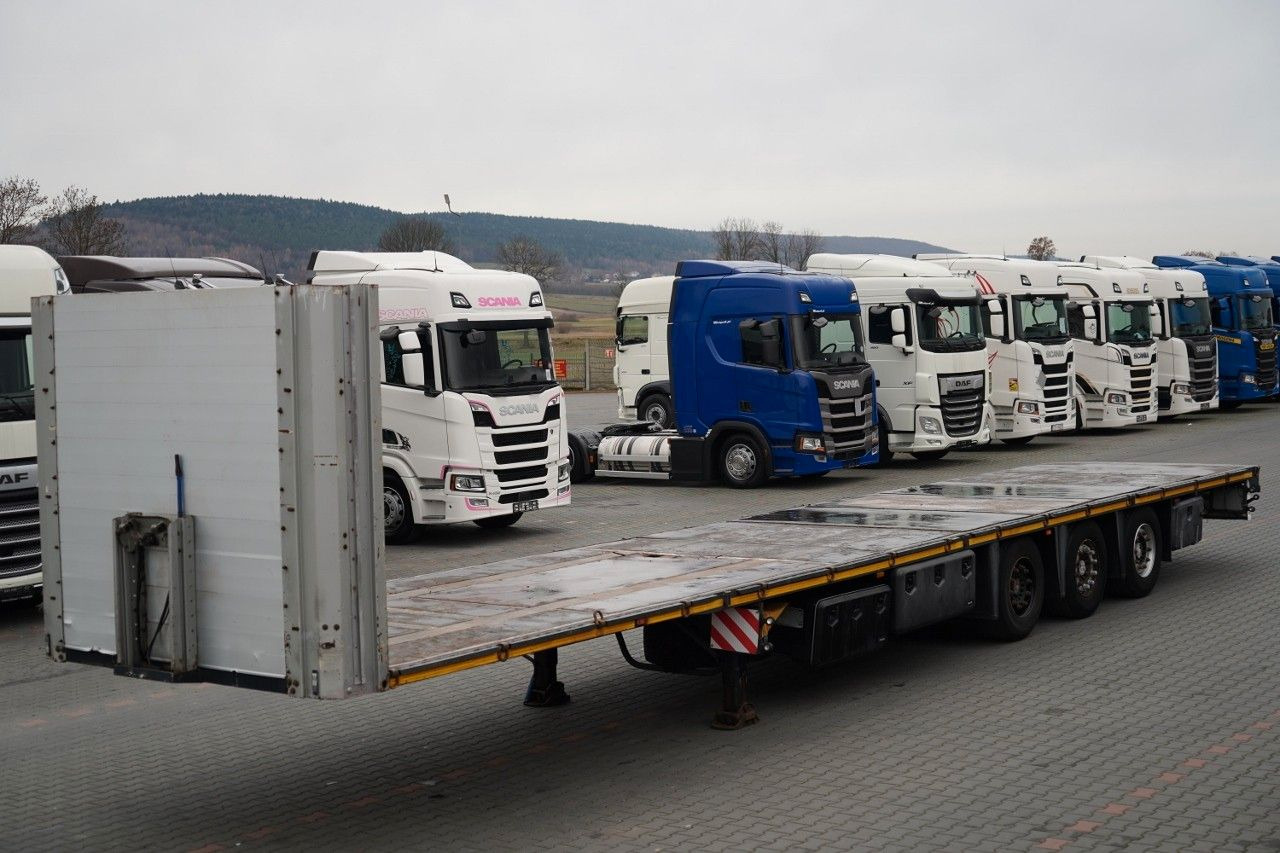 ZASŁAW PLATFORMA NISKOPODWOZIOWA + HAKI PODKONTENERY - Бордово полуремарке/ Платформа: снимка 4 ZASŁAW PLATFORMA NISKOPODWOZIOWA + HAKI PODKONTENERY - Бордово полуремарке/ Платформа: снимка 4