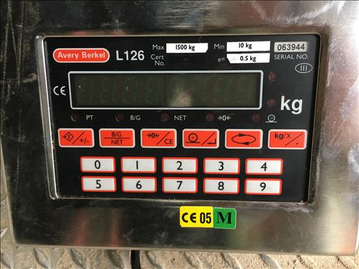 Avery Berkel L126 Stainless platform scale - Машина за ХВП: снимка 4 Avery Berkel L126 Stainless platform scale - Машина за ХВП: снимка 4