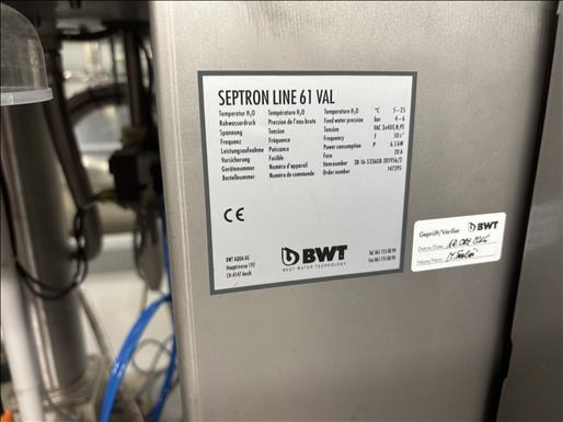 BWT Septron Line61 VAL DI Water system - Машина за ХВП: снимка 4 BWT Septron Line61 VAL DI Water system - Машина за ХВП: снимка 4
