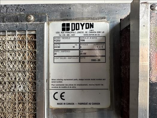 Машина за хлебопроизводство Doyon FC2E Pizza oven: снимка 6