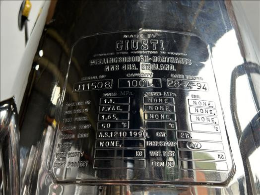 Giusti 100L Holding vessel - Машина за ХВП: снимка 4 Giusti 100L Holding vessel - Машина за ХВП: снимка 4