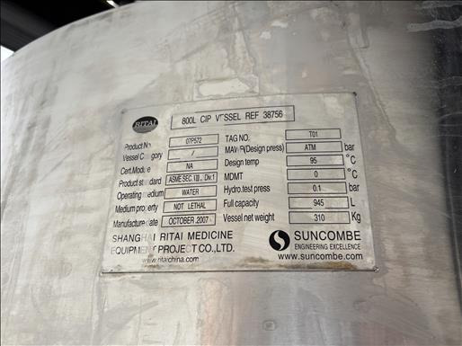 Ritai 800L holding vessel - Машина за ХВП: снимка 5 Ritai 800L holding vessel - Машина за ХВП: снимка 5