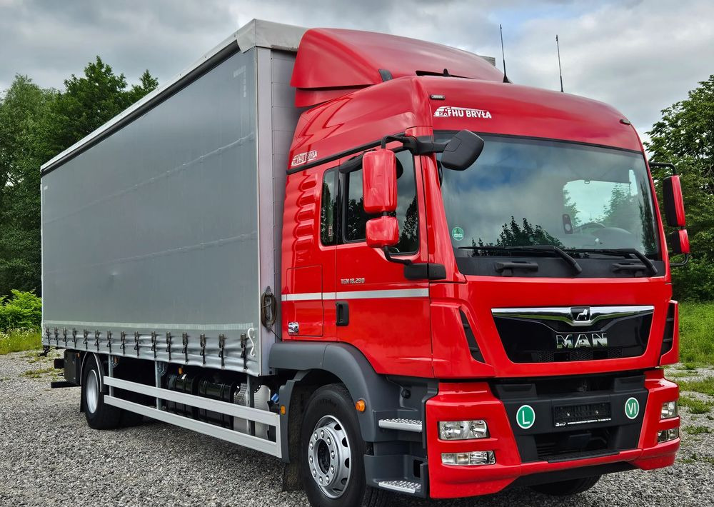 MAN TGM 18.290/15.290/E6/21PALET/9400 ŁADOWNOŚĆ/SERWISOWANY/NISKI PRZEBIEG/WINDA/FIRANKA/SPROWADZONY/2019/NISKI PRZEBIEG/PIERWSZY WŁAŚCICIEL/ - Камион с брезент: снимка 1 MAN TGM 18.290/15.290/E6/21PALET/9400 ŁADOWNOŚĆ/SERWISOWANY/NISKI PRZEBIEG/WINDA/FIRANKA/SPROWADZONY/2019/NISKI PRZEBIEG/PIERWSZY WŁAŚCICIEL/ - Камион с брезент: снимка 1