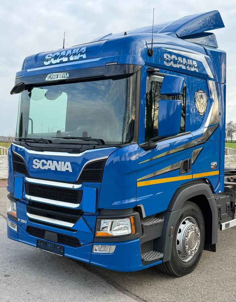 Scania P360 / P410 / BDF / RAMA / FIRANKA / PEŁNA SYPIALKA / WINDA / E6 / CAŁA NA PODUSZKACH / ROZSTAW OSI 5.5M / LAWETA / DO ŻYWCA / DO BYDŁA / DO ZABUDOWY / SPROWADZONA - Шаси кабина: снимка 4 Scania P360 / P410 / BDF / RAMA / FIRANKA / PEŁNA SYPIALKA / WINDA / E6 / CAŁA NA PODUSZKACH / ROZSTAW OSI 5.5M / LAWETA / DO ŻYWCA / DO BYDŁA / DO ZABUDOWY / SPROWADZONA - Шаси кабина: снимка 4