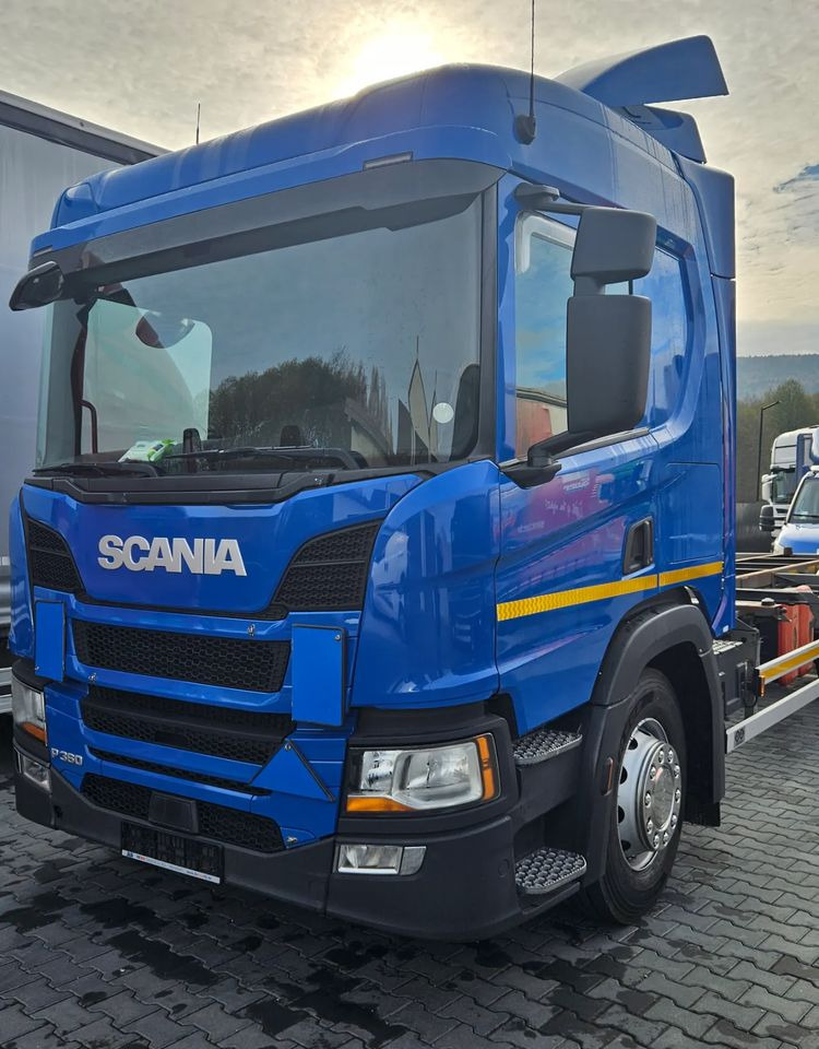 Scania P360 / P410 / BDF / RAMA / FIRANKA / PEŁNA SYPIALKA / WINDA / E6 / CAŁA NA PODUSZKACH / ROZSTAW OSI 5.5M / LAWETA / DO ŻYWCA / DO BYDŁA / DO ZABUDOWY / SPROWADZONA - Шаси кабина: снимка 2 Scania P360 / P410 / BDF / RAMA / FIRANKA / PEŁNA SYPIALKA / WINDA / E6 / CAŁA NA PODUSZKACH / ROZSTAW OSI 5.5M / LAWETA / DO ŻYWCA / DO BYDŁA / DO ZABUDOWY / SPROWADZONA - Шаси кабина: снимка 2