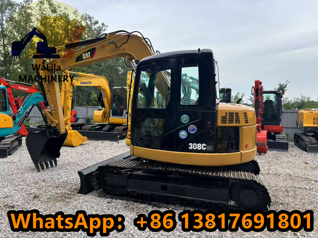 CAT CAT 308CCR - Мини багер: снимка 1 CAT CAT 308CCR - Мини багер: снимка 1