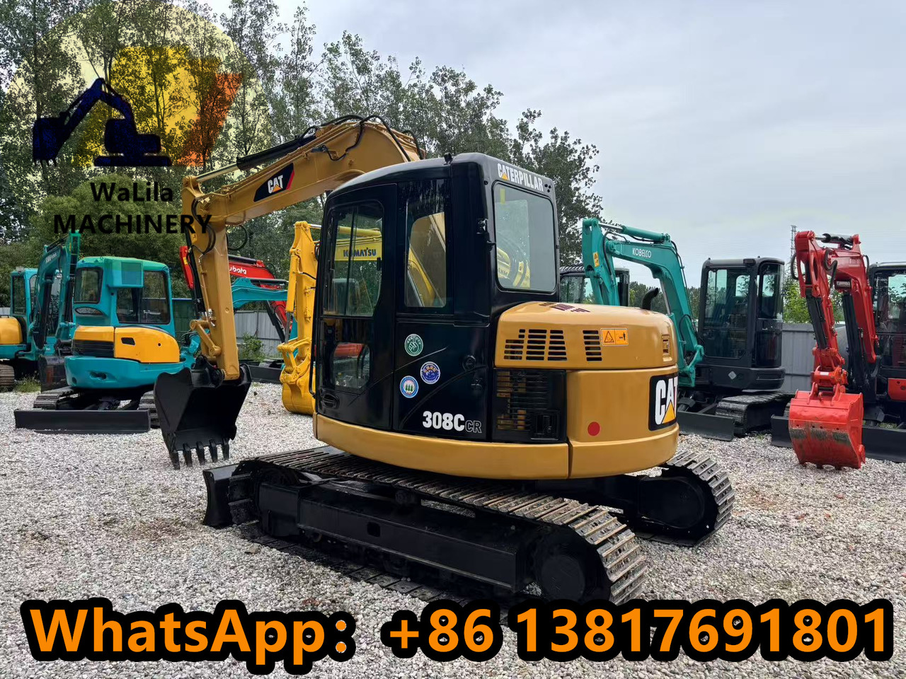 CAT CAT 308CCR - Мини багер: снимка 3 CAT CAT 308CCR - Мини багер: снимка 3