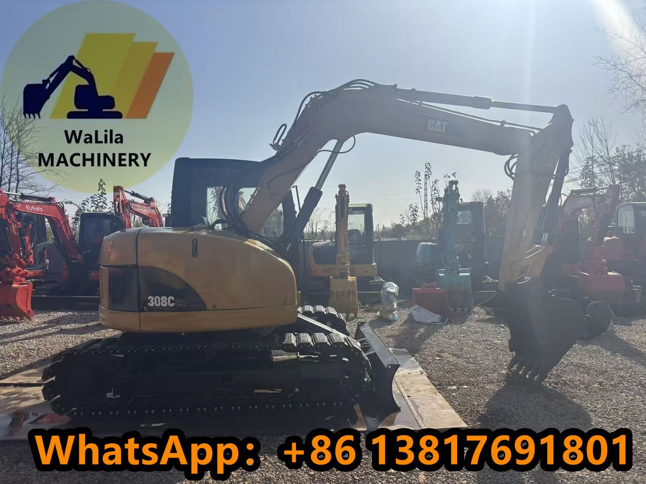 CATERPILLAR CAT308CCR - Верижен багер: снимка 1 CATERPILLAR CAT308CCR - Верижен багер: снимка 1