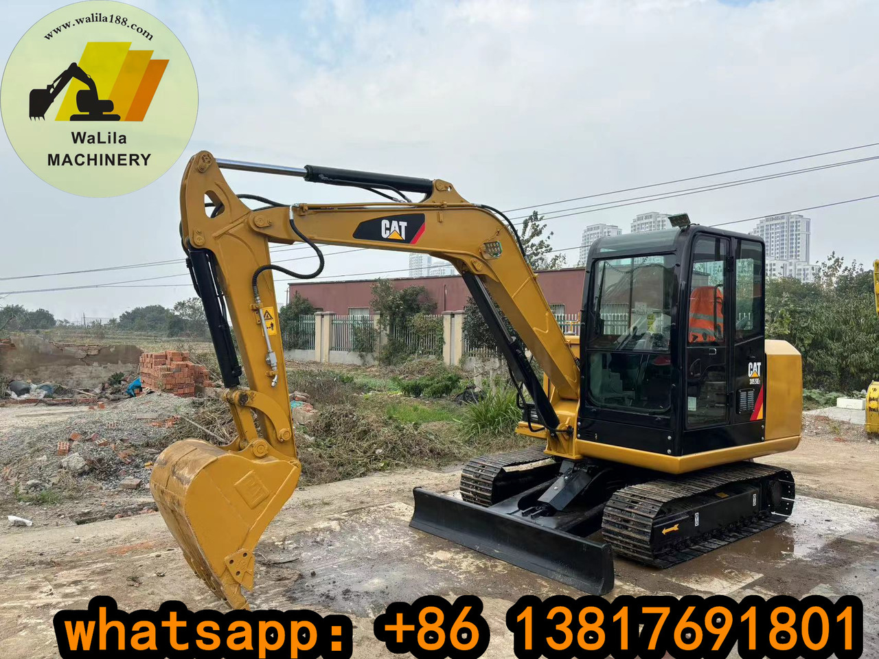 Мини багер CATERPILLAR Caterpillar 305.5E excavator imported from Japan [ Good ]: снимка 8