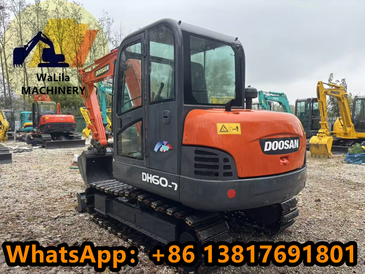 DOOSAN DH60-7 - Мини багер: снимка 3 DOOSAN DH60-7 - Мини багер: снимка 3