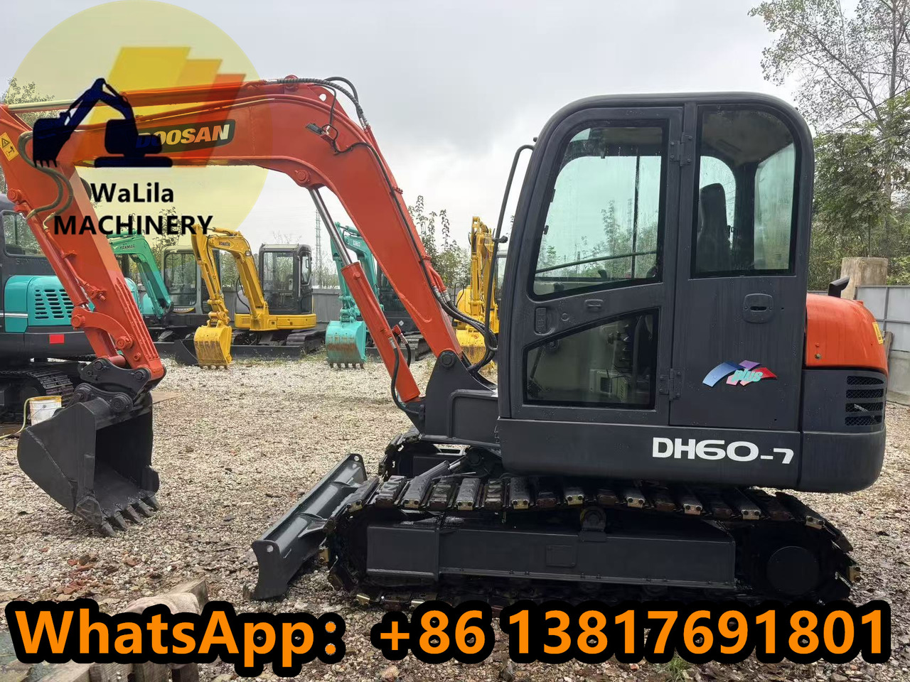 DOOSAN DH60-7 - Мини багер: снимка 1 DOOSAN DH60-7 - Мини багер: снимка 1