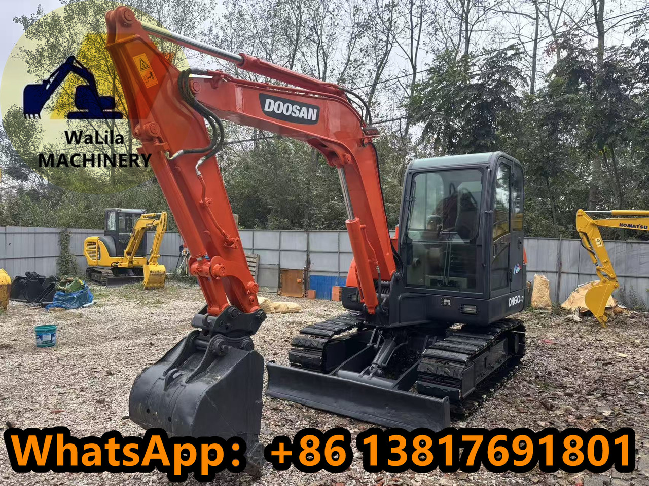 DOOSAN DH60-7 - Мини багер: снимка 4 DOOSAN DH60-7 - Мини багер: снимка 4