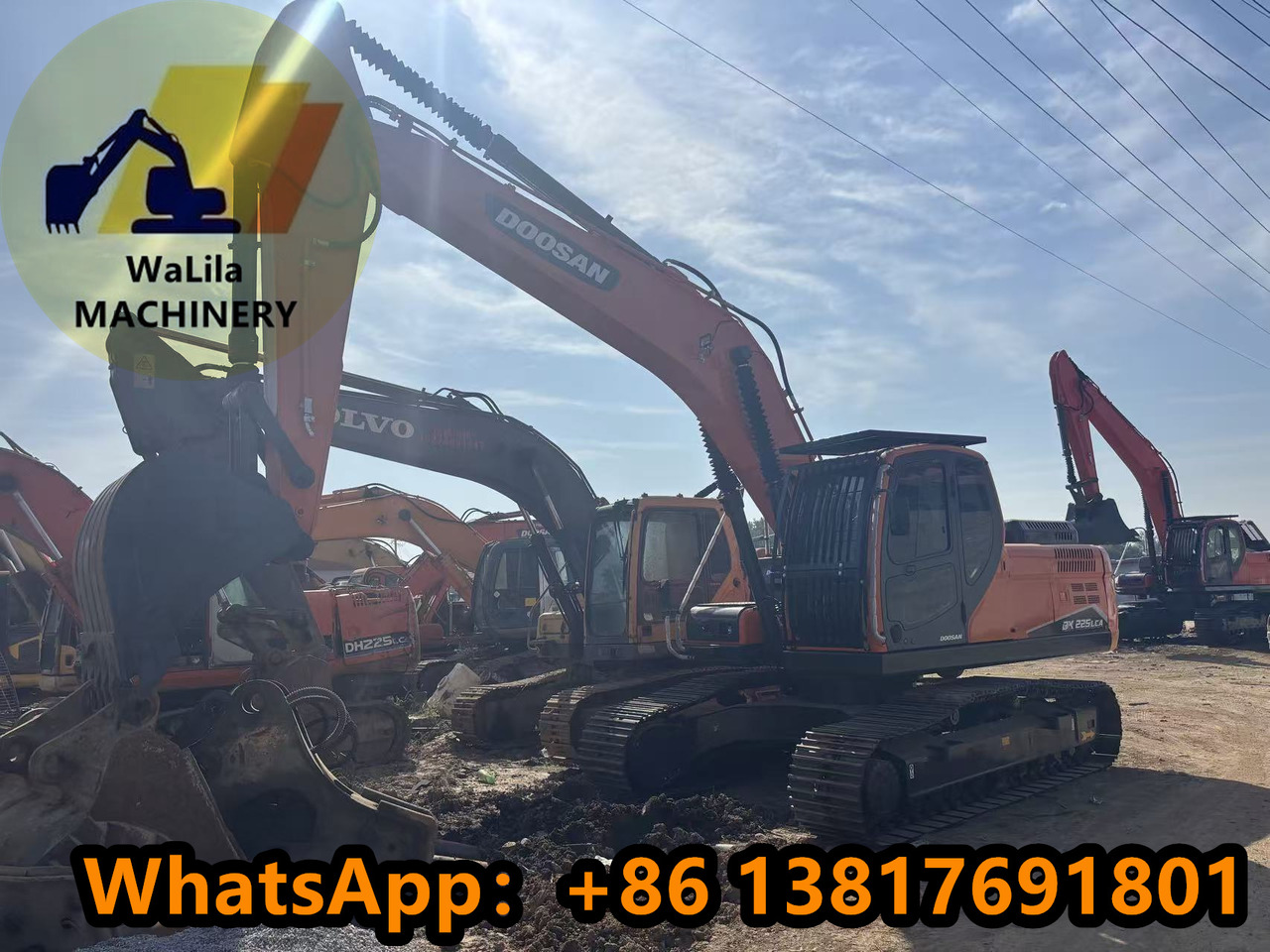DOOSAN DX225DLA - Верижен багер: снимка 1 DOOSAN DX225DLA - Верижен багер: снимка 1