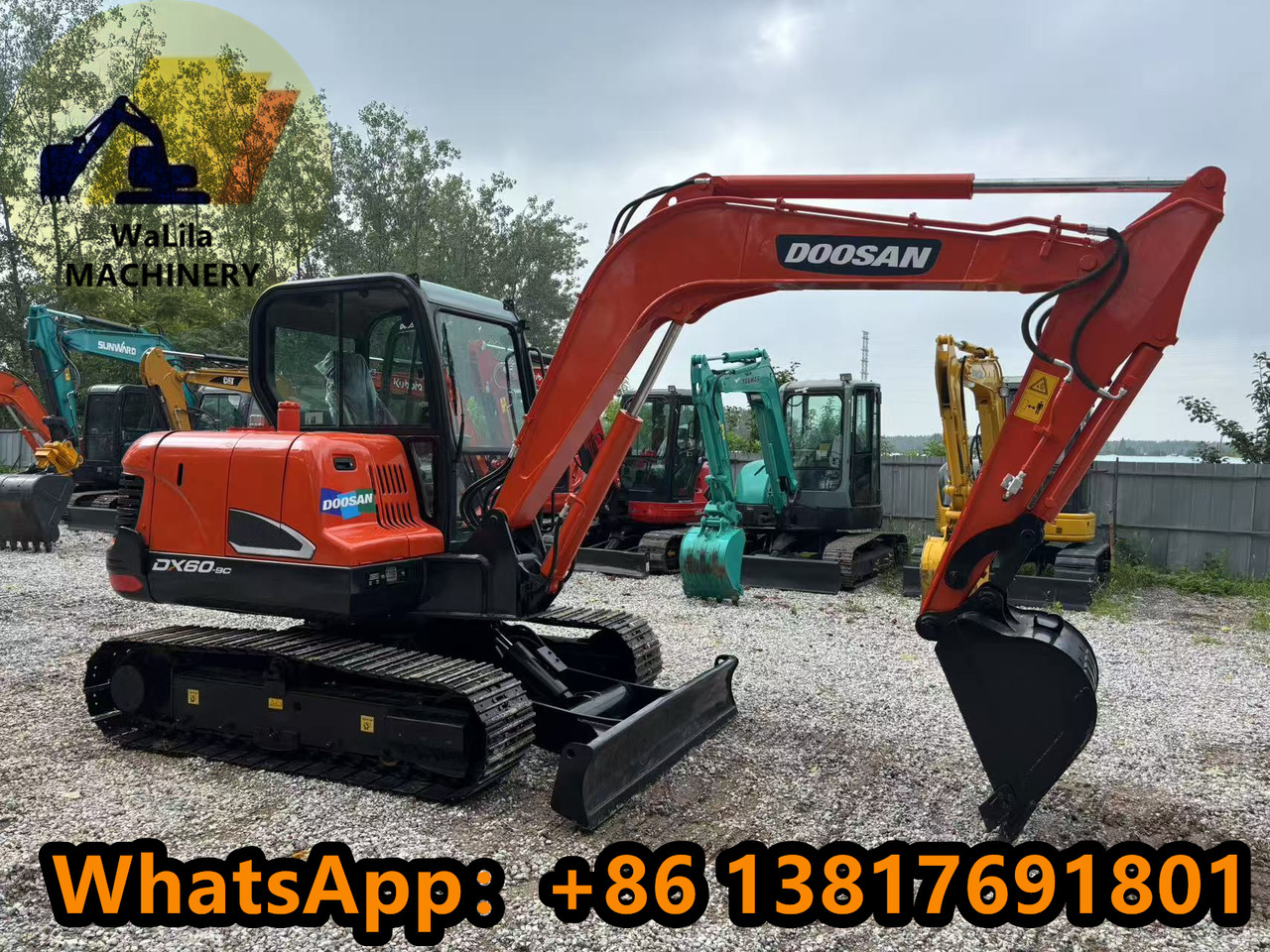 DOOSAN DX60-9 - Мини багер: снимка 5 DOOSAN DX60-9 - Мини багер: снимка 5