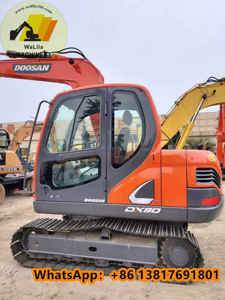 DOOSAN DX80 - Мини багер: снимка 2 DOOSAN DX80 - Мини багер: снимка 2
