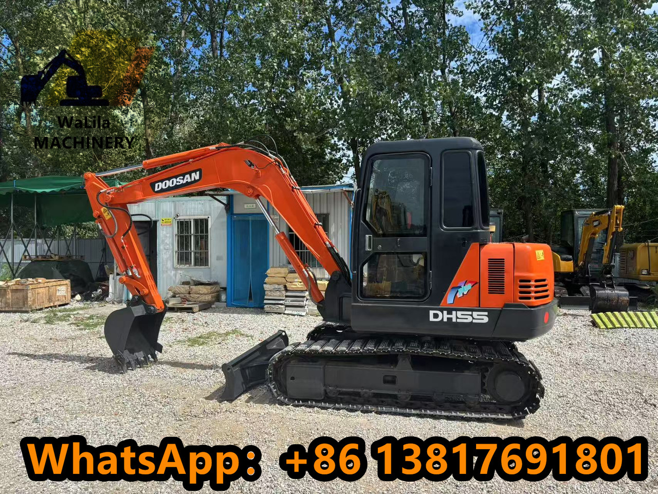 Doosan DH 55-7 DH55 (Good) - Мини багер: снимка 1 Doosan DH 55-7 DH55 (Good) - Мини багер: снимка 1
