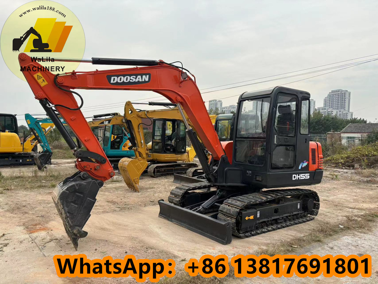 Doosan DH 55-7 DH55 - Мини багер: снимка 1 Doosan DH 55-7 DH55 - Мини багер: снимка 1