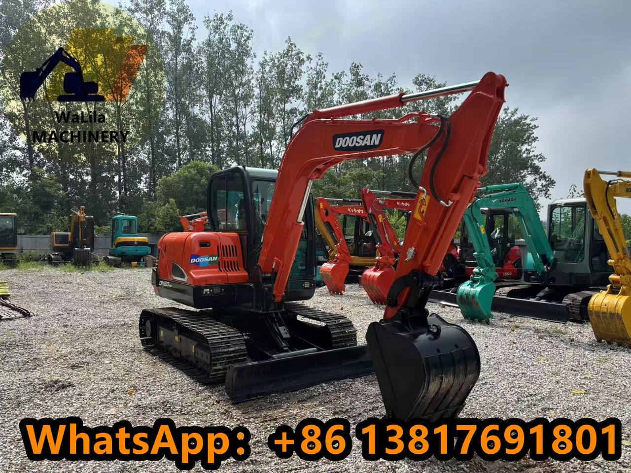 Doosan DX 60 - Мини багер: снимка 2 Doosan DX 60 - Мини багер: снимка 2