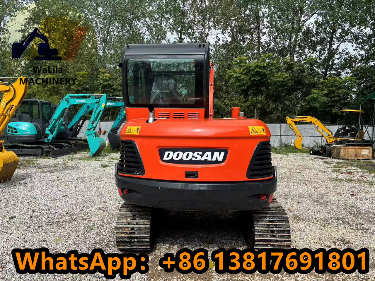 Doosan DX 60 - Мини багер: снимка 3 Doosan DX 60 - Мини багер: снимка 3
