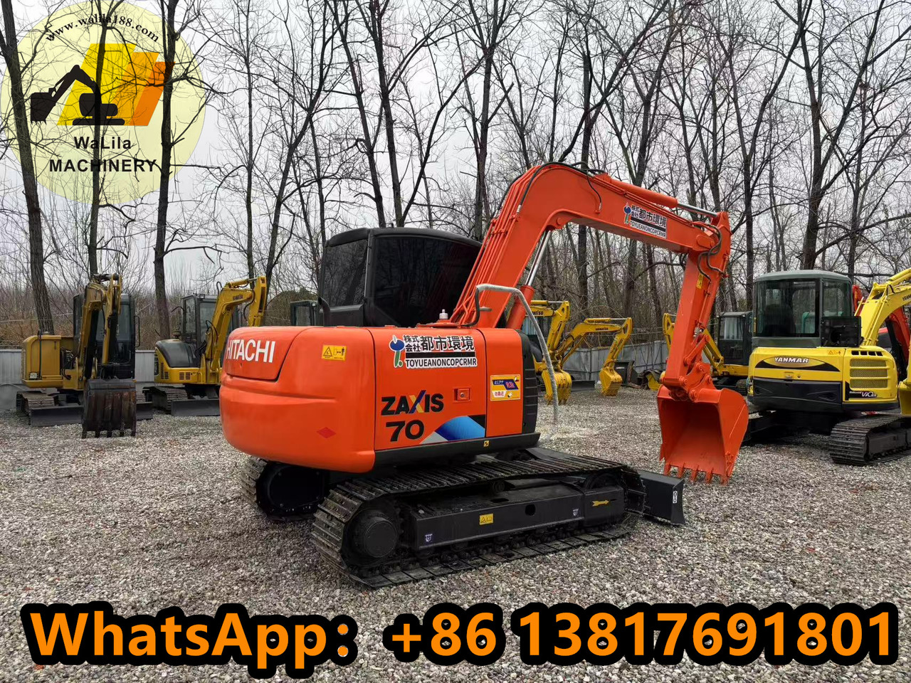 Мини багер HITACHI ZX70: снимка 6