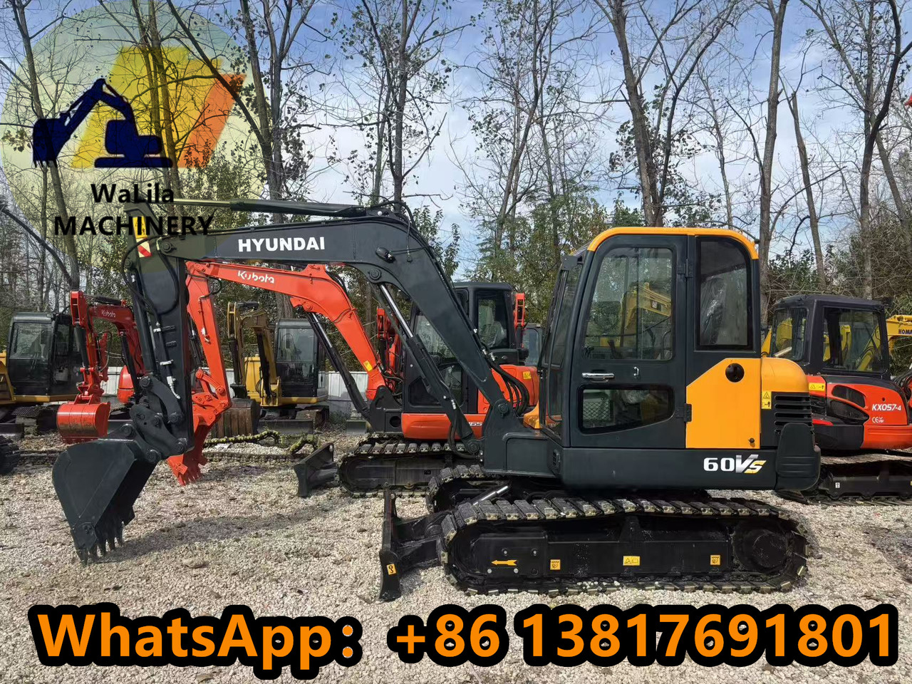 HYUNDAI R60-9VS - Мини багер: снимка 1 HYUNDAI R60-9VS - Мини багер: снимка 1