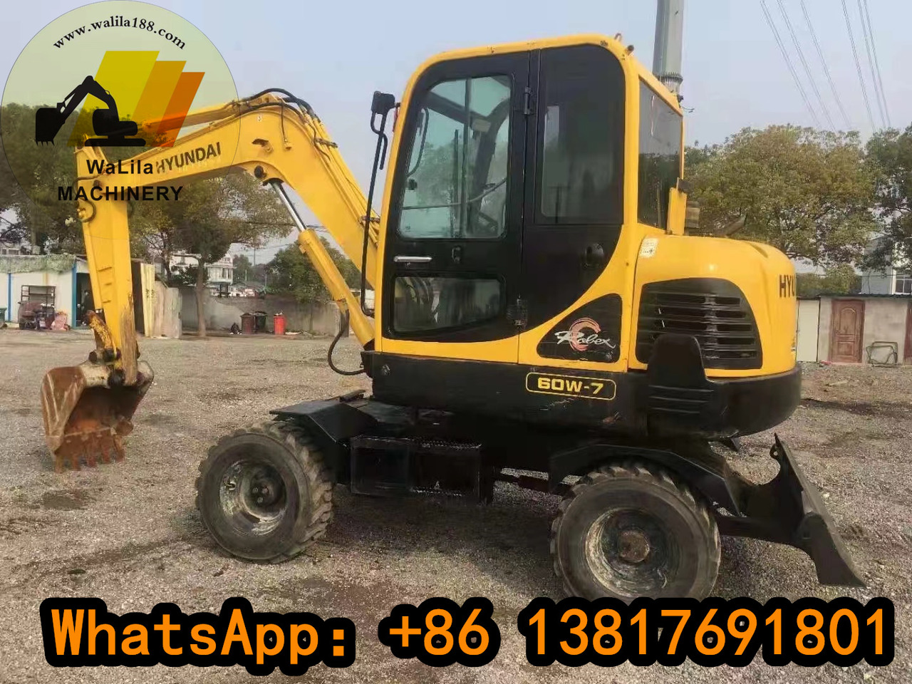 HYUNDAI R60W - Мини багер: снимка 3 HYUNDAI R60W - Мини багер: снимка 3