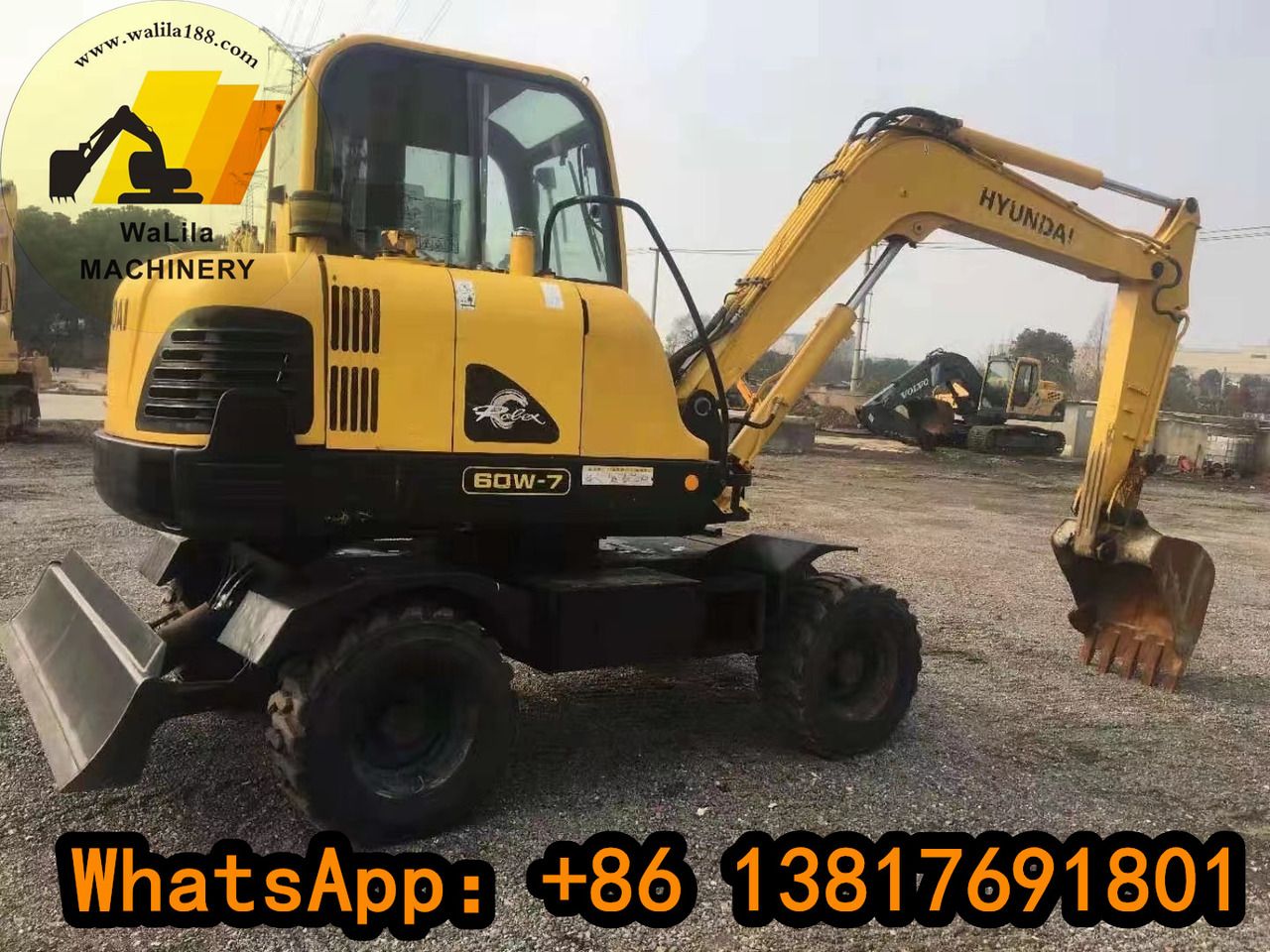 HYUNDAI R60W - Мини багер: снимка 4 HYUNDAI R60W - Мини багер: снимка 4