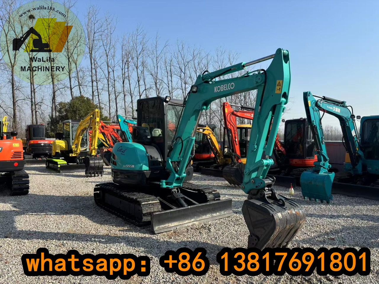 Мини багер KOBELCO SK55: снимка 6