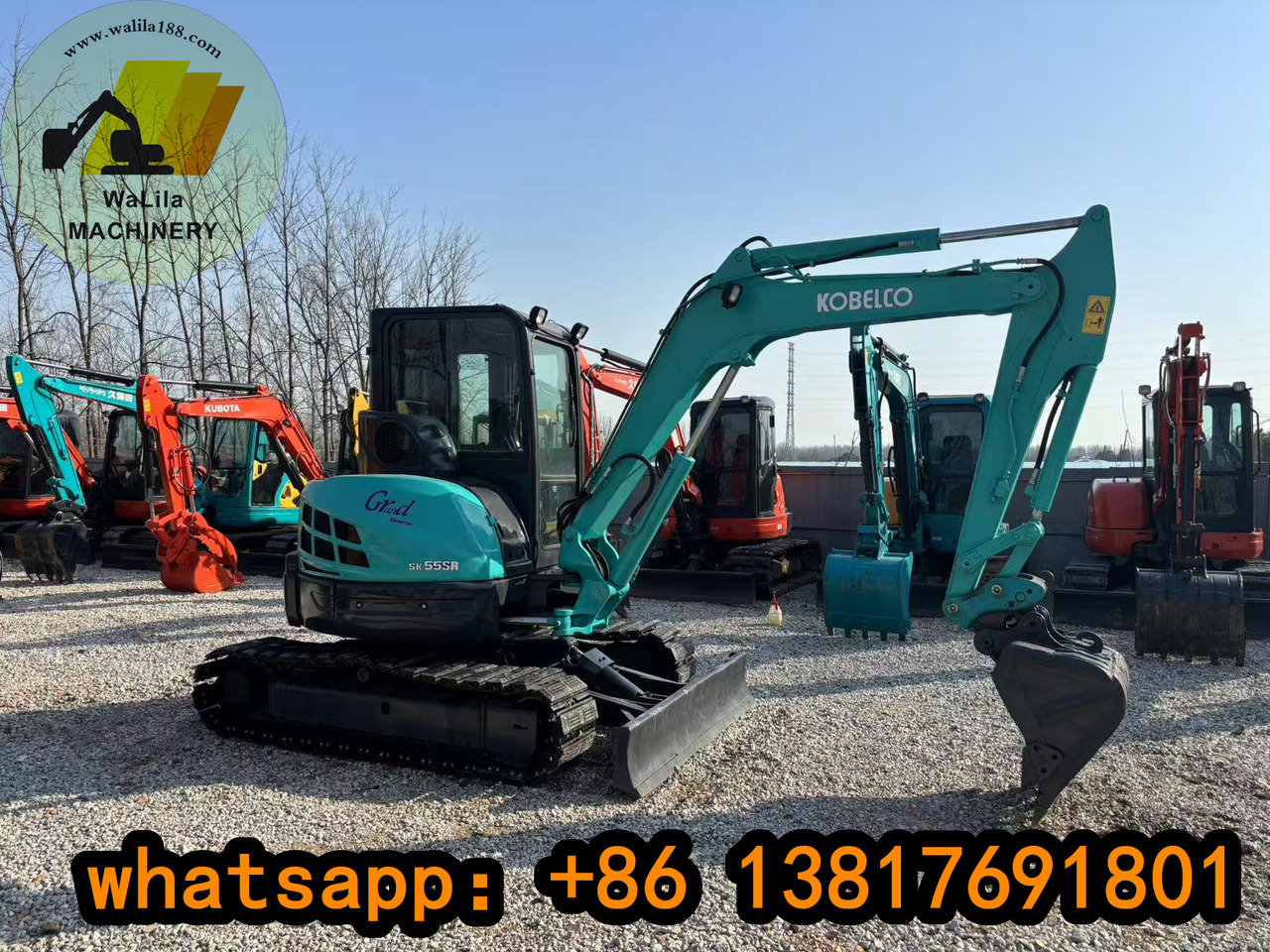 KOBELCO SK55 - Мини багер: снимка 3 KOBELCO SK55 - Мини багер: снимка 3