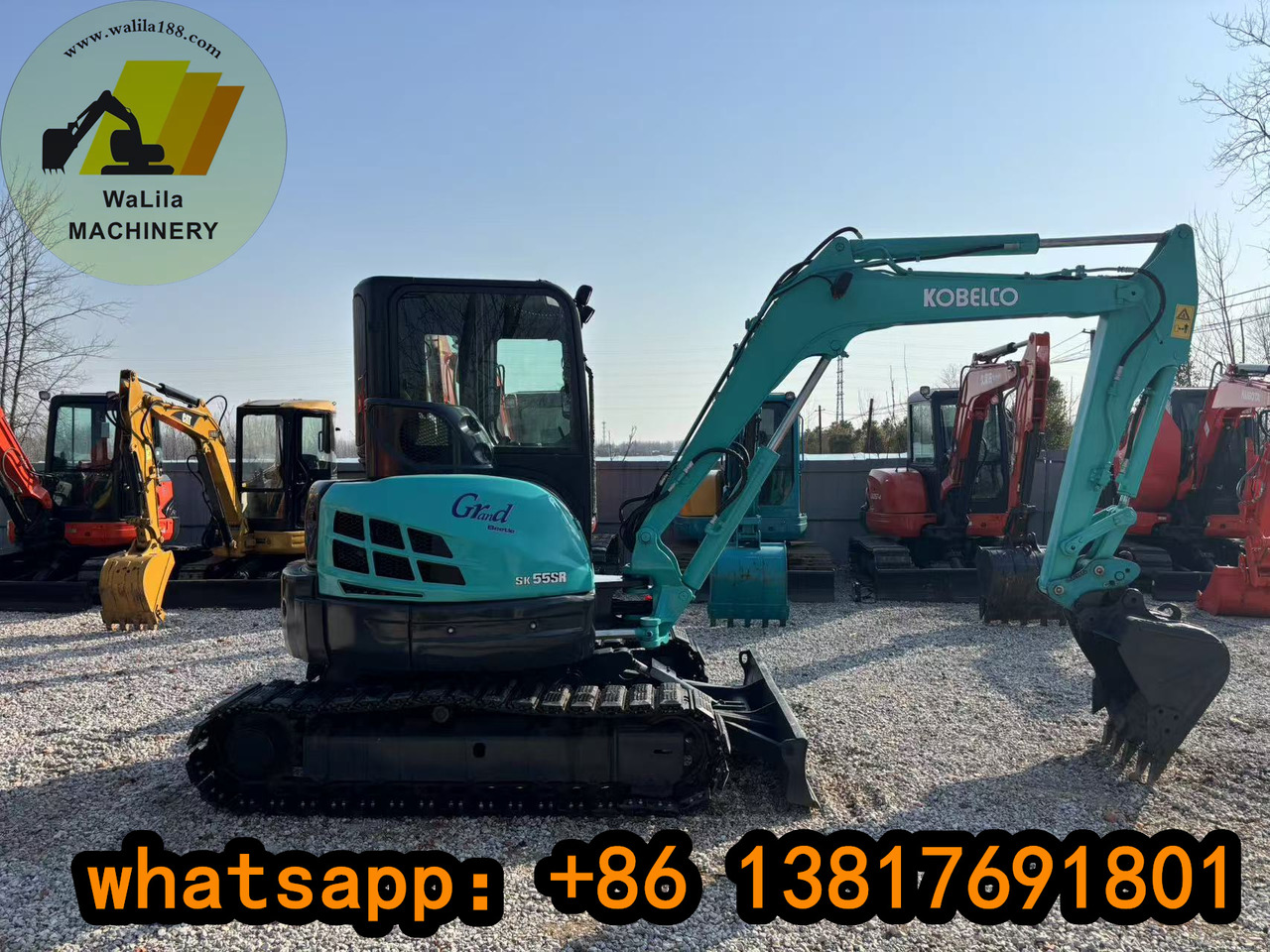 KOBELCO SK55 - Мини багер: снимка 1 KOBELCO SK55 - Мини багер: снимка 1