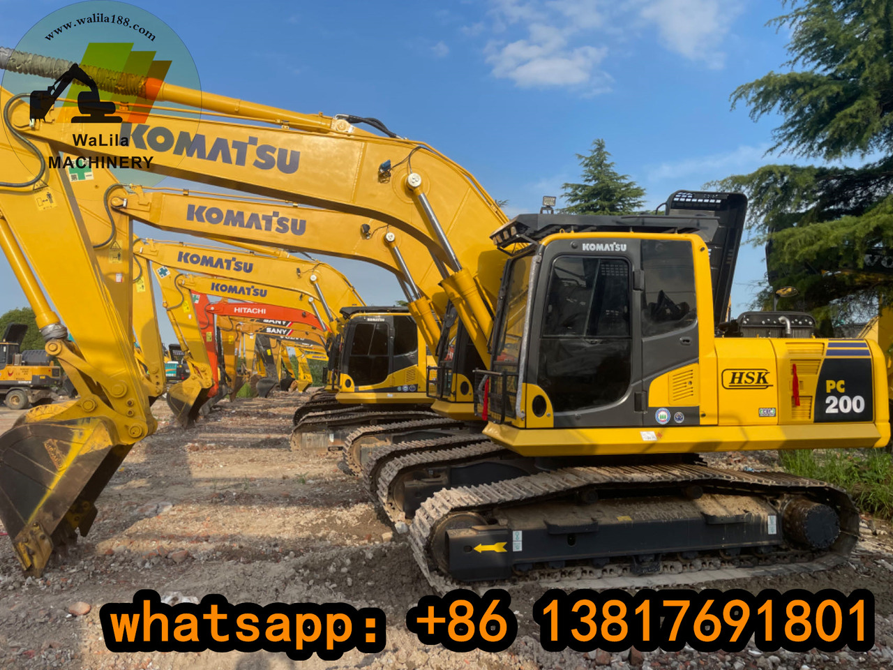 KOMATSU PC200-8 - Верижен багер: снимка 1 KOMATSU PC200-8 - Верижен багер: снимка 1