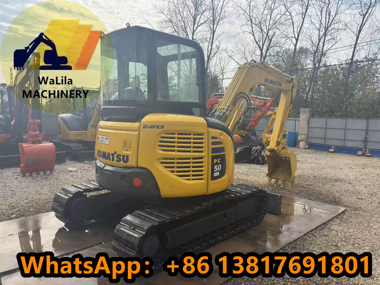 KOMATSU PC50MR-3 - Мини багер: снимка 4 KOMATSU PC50MR-3 - Мини багер: снимка 4