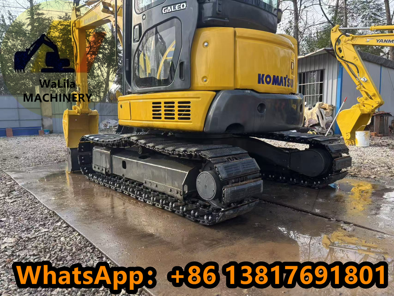 KOMATSU PC55MR-3 - Мини багер: снимка 2 KOMATSU PC55MR-3 - Мини багер: снимка 2