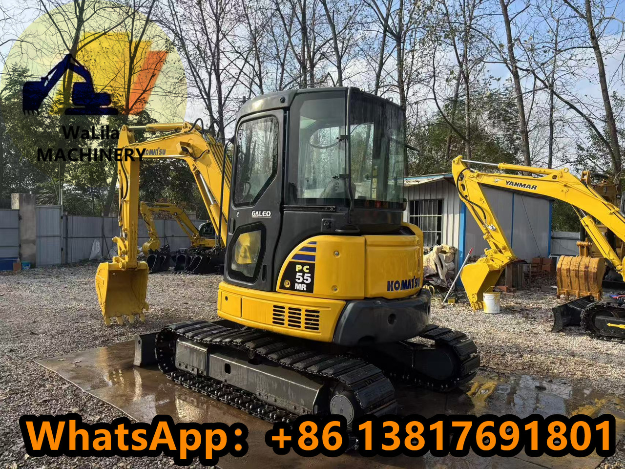 KOMATSU PC55MR-3 - Мини багер: снимка 1 KOMATSU PC55MR-3 - Мини багер: снимка 1