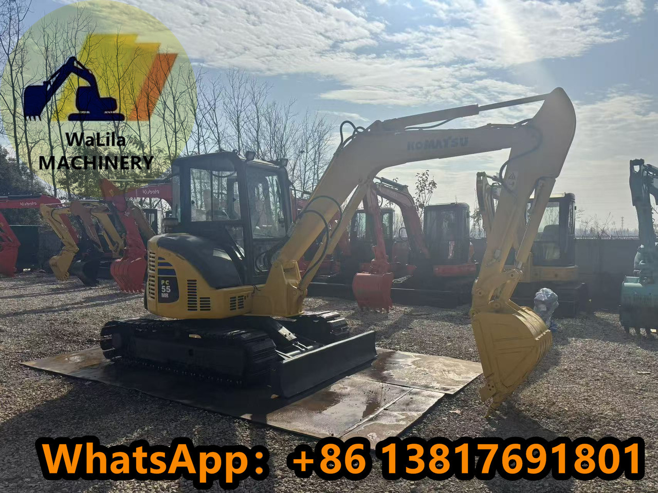 KOMATSU PC55MR-3 - Мини багер: снимка 2 KOMATSU PC55MR-3 - Мини багер: снимка 2