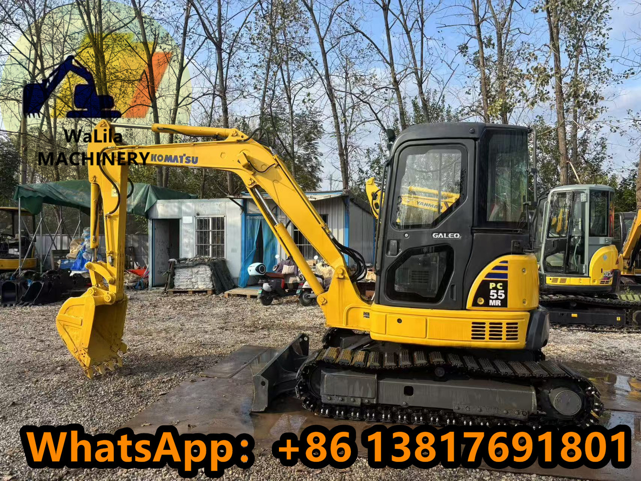 KOMATSU PC55MR - Мини багер: снимка 1 KOMATSU PC55MR - Мини багер: снимка 1