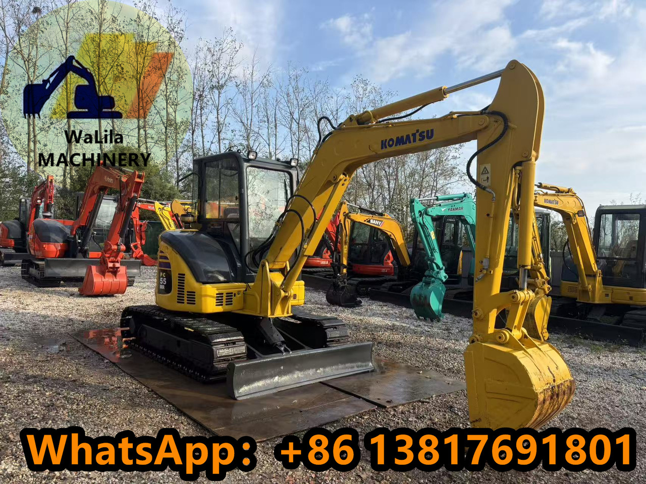 KOMATSU PC55MR - Мини багер: снимка 2 KOMATSU PC55MR - Мини багер: снимка 2