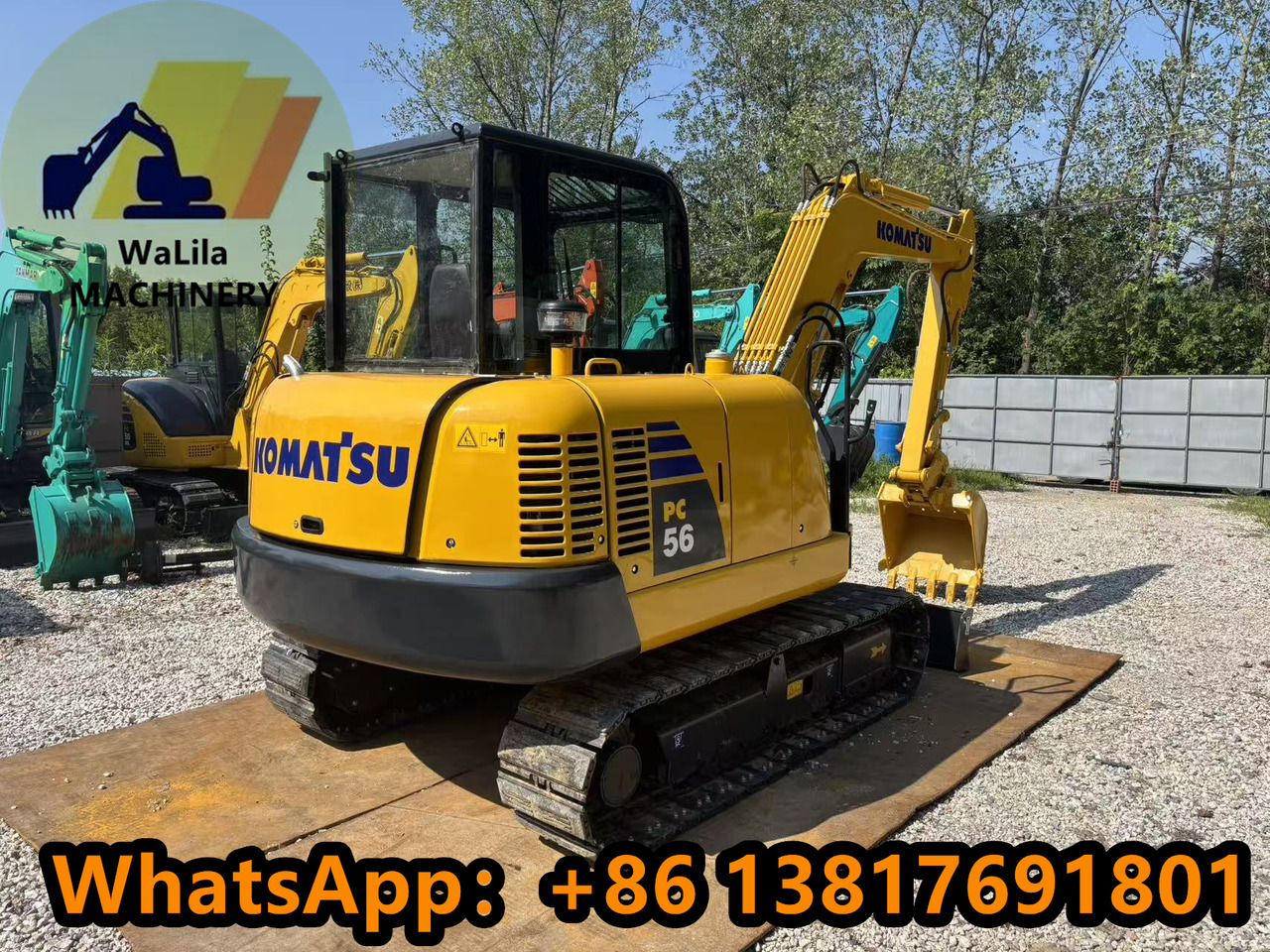 KOMATSU PC56-7 - Мини багер: снимка 2 KOMATSU PC56-7 - Мини багер: снимка 2