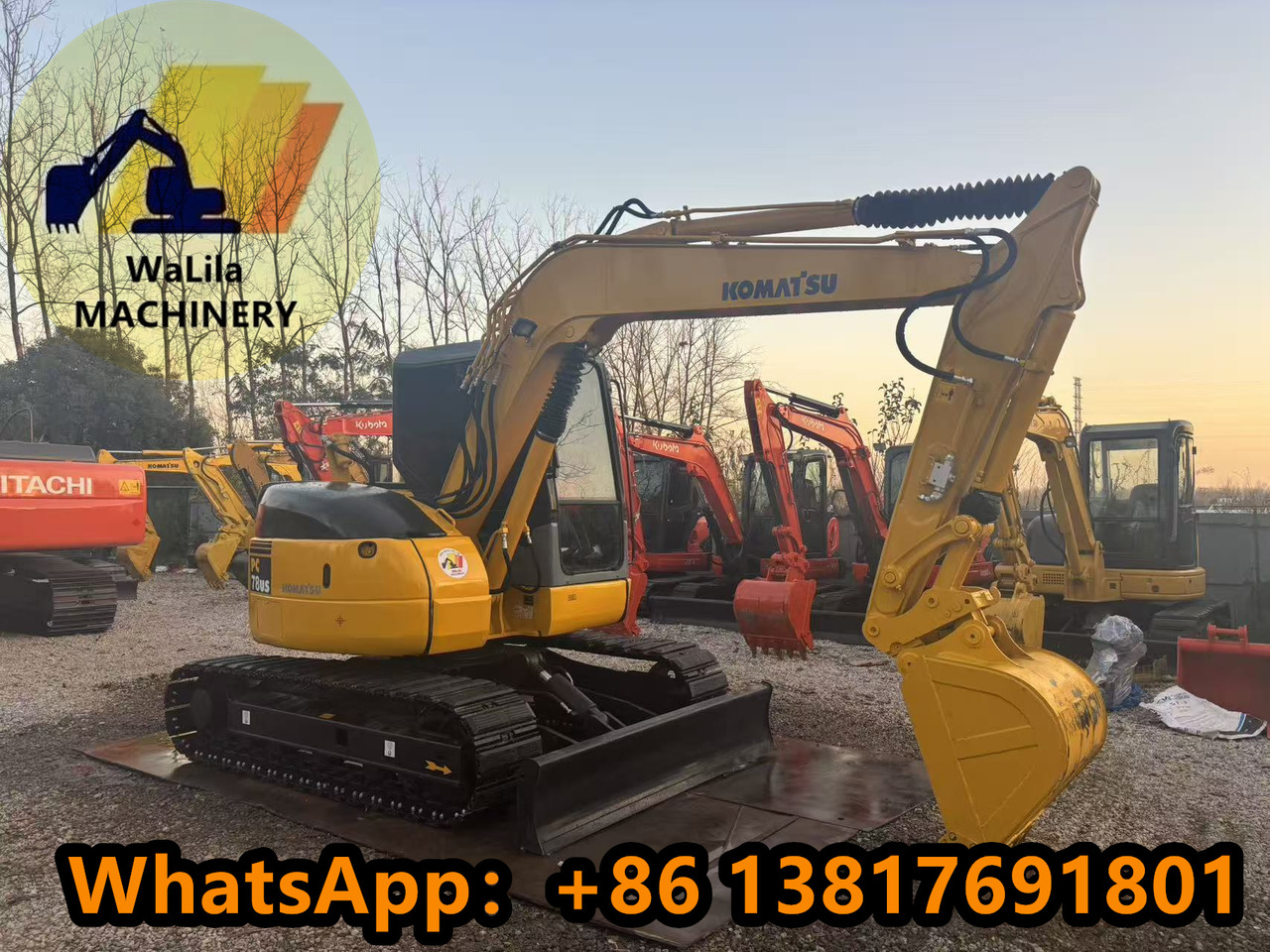 KOMATSU PC78US - Мини багер: снимка 1 KOMATSU PC78US - Мини багер: снимка 1