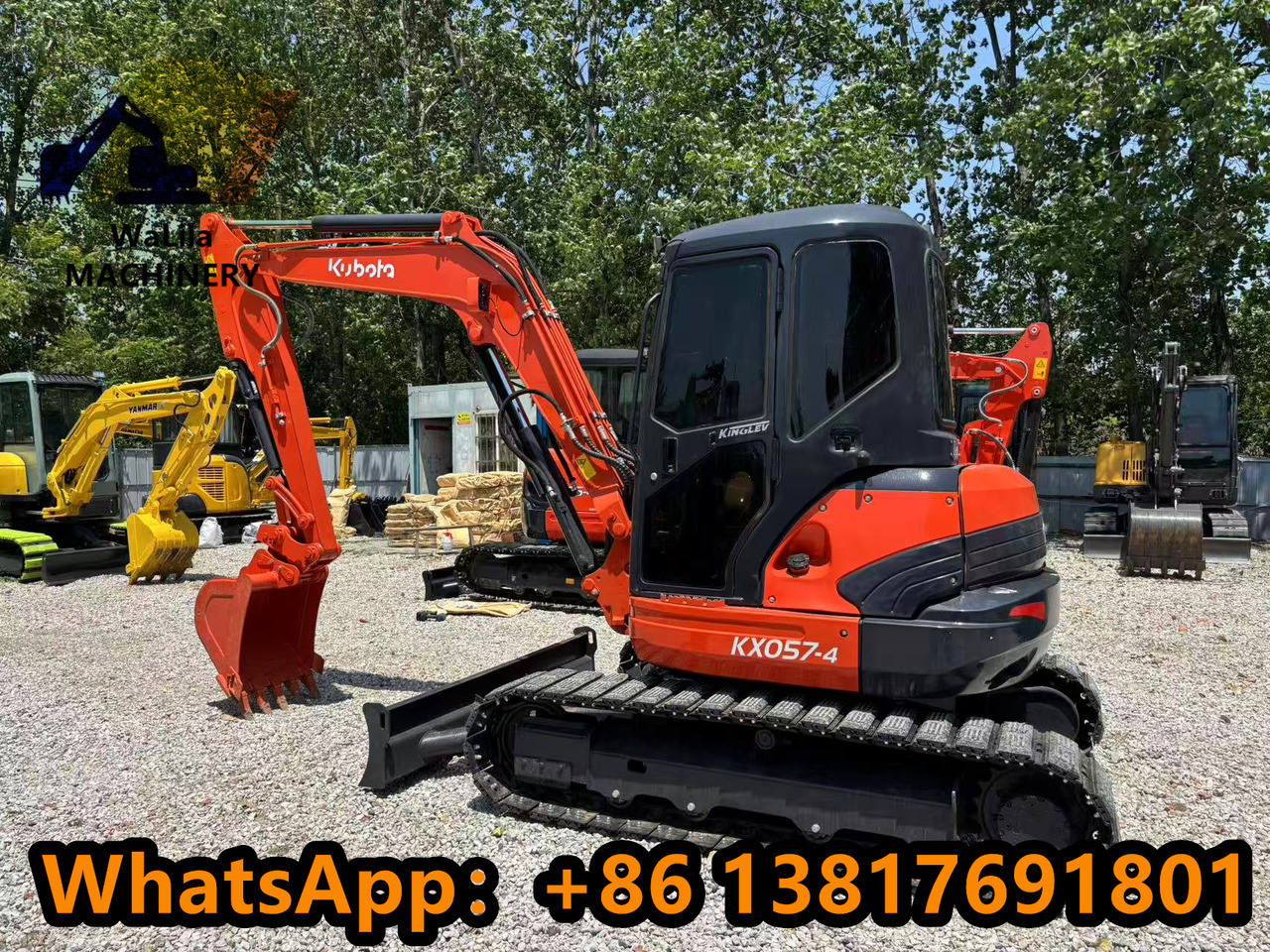 KUBOTA KX057-4 - Мини багер: снимка 3 KUBOTA KX057-4 - Мини багер: снимка 3
