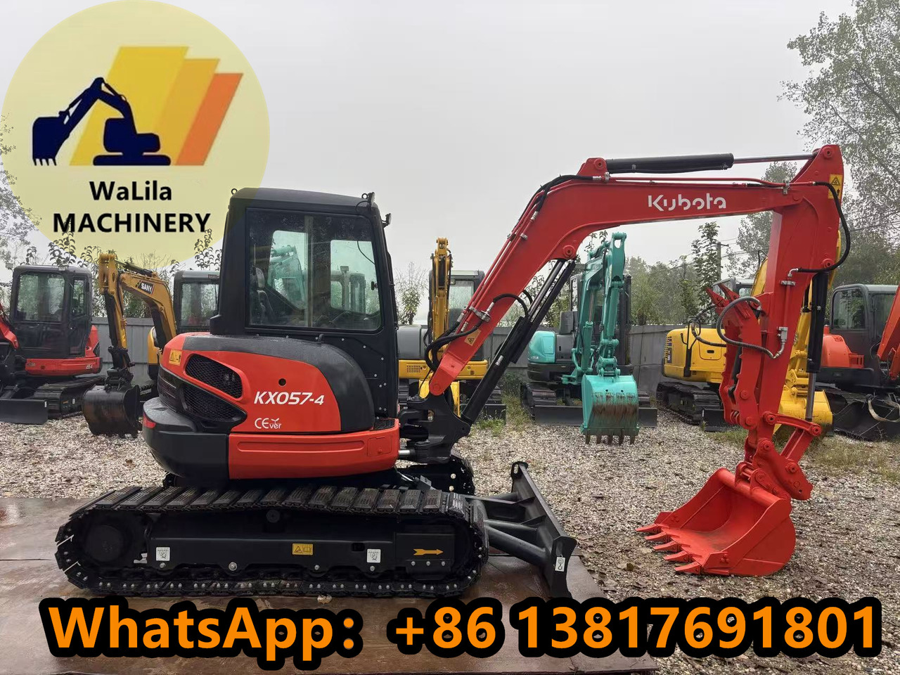 KUBOTA KX057-4 - Мини багер: снимка 1 KUBOTA KX057-4 - Мини багер: снимка 1
