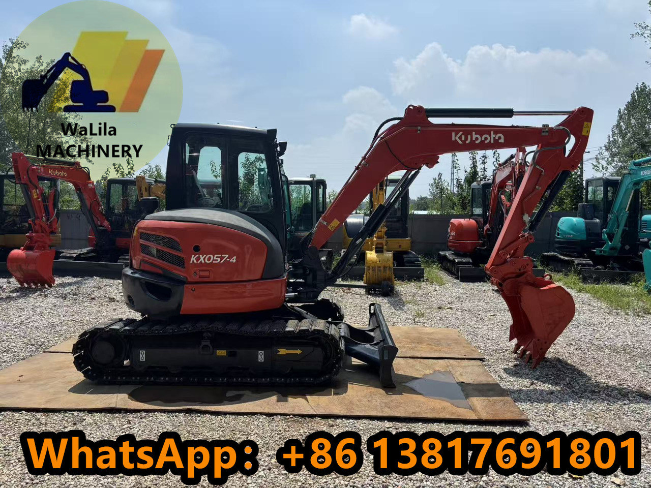 KUBOTA KX057 - Мини багер: снимка 1 KUBOTA KX057 - Мини багер: снимка 1