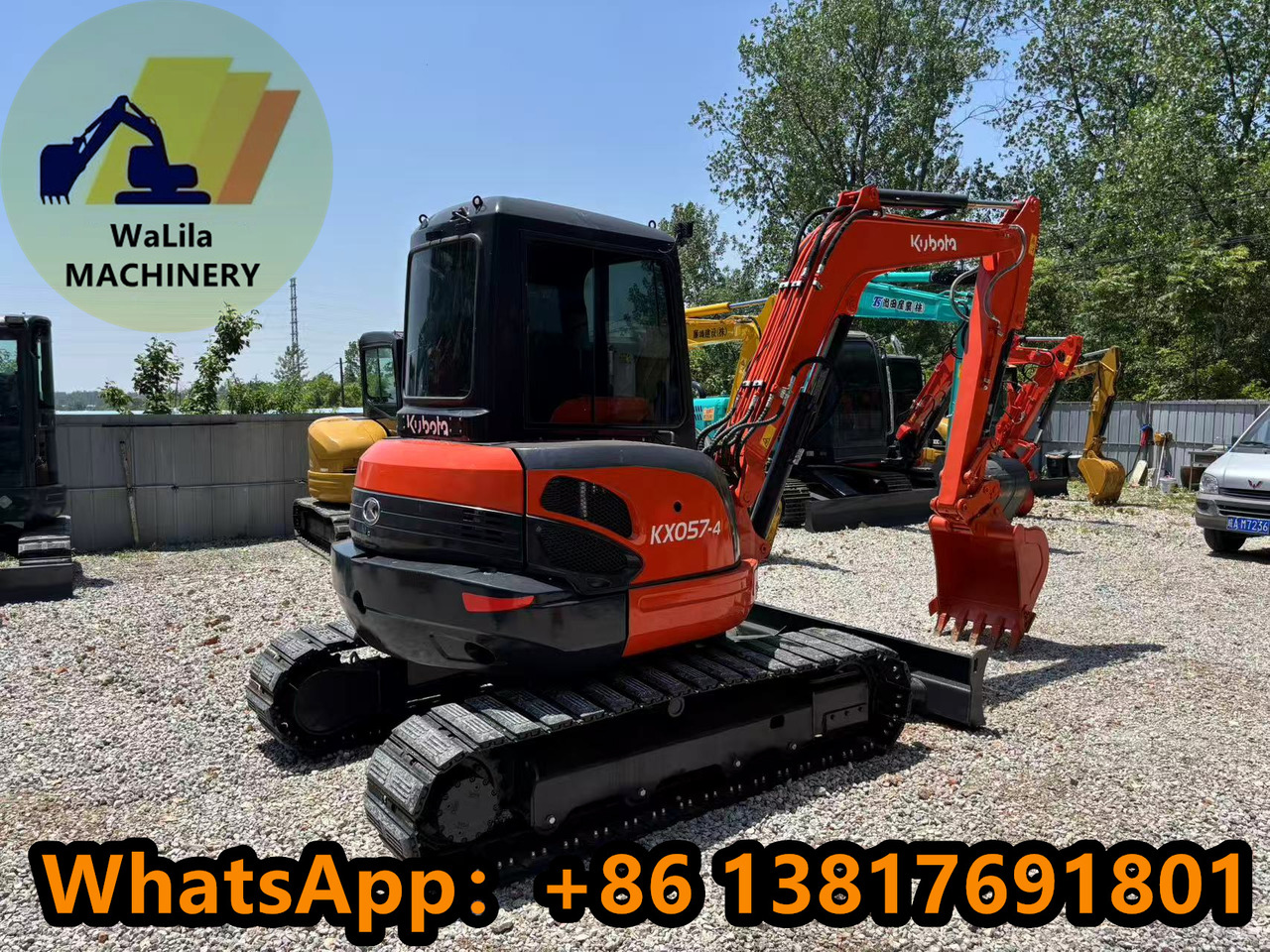 KUBOTA KX057 - Мини багер: снимка 1 KUBOTA KX057 - Мини багер: снимка 1