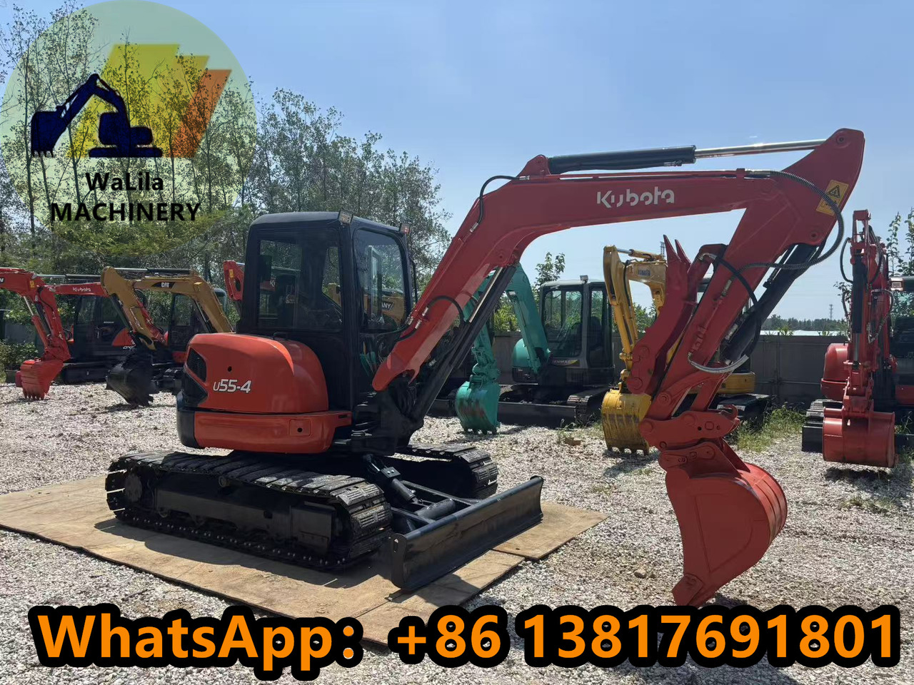 KUBOTA U55-4 - Мини багер: снимка 1 KUBOTA U55-4 - Мини багер: снимка 1