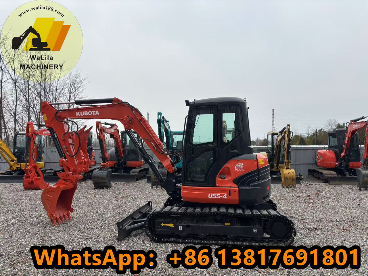 KUBOTA U55-4 - Мини багер: снимка 5 KUBOTA U55-4 - Мини багер: снимка 5